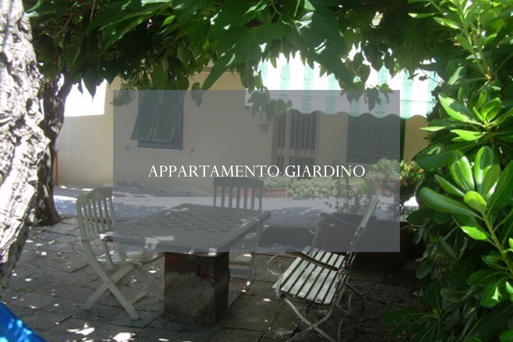 appartamento giardino